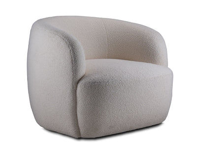 Hayden Swivel Accent Chair - White