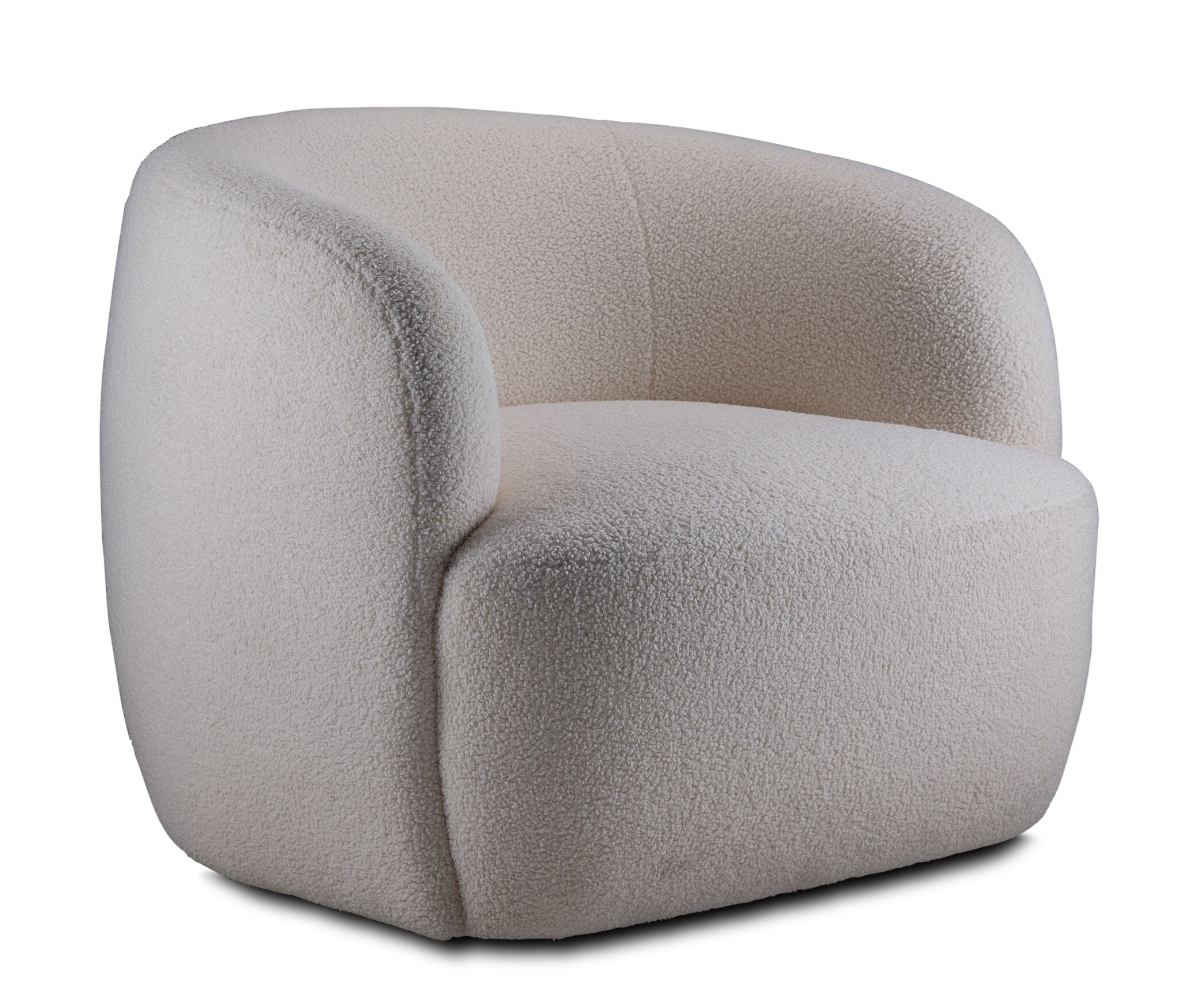 Hayden Swivel Accent Chair - White