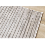 Hayden 5'3" x 7'7" Modern Lines Area Rug - Grey