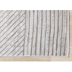 Hayden 5'3" x 7'7" Modern Lines Area Rug - Grey