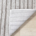 Hayden 5'3" x 7'7" Modern Lines Area Rug - Grey