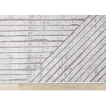 Hayden 5'3" x 7'7" Modern Lines Area Rug - Grey