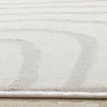 Hayden 5'3" x 7'7" Swirling Lines Area Rug - Grey