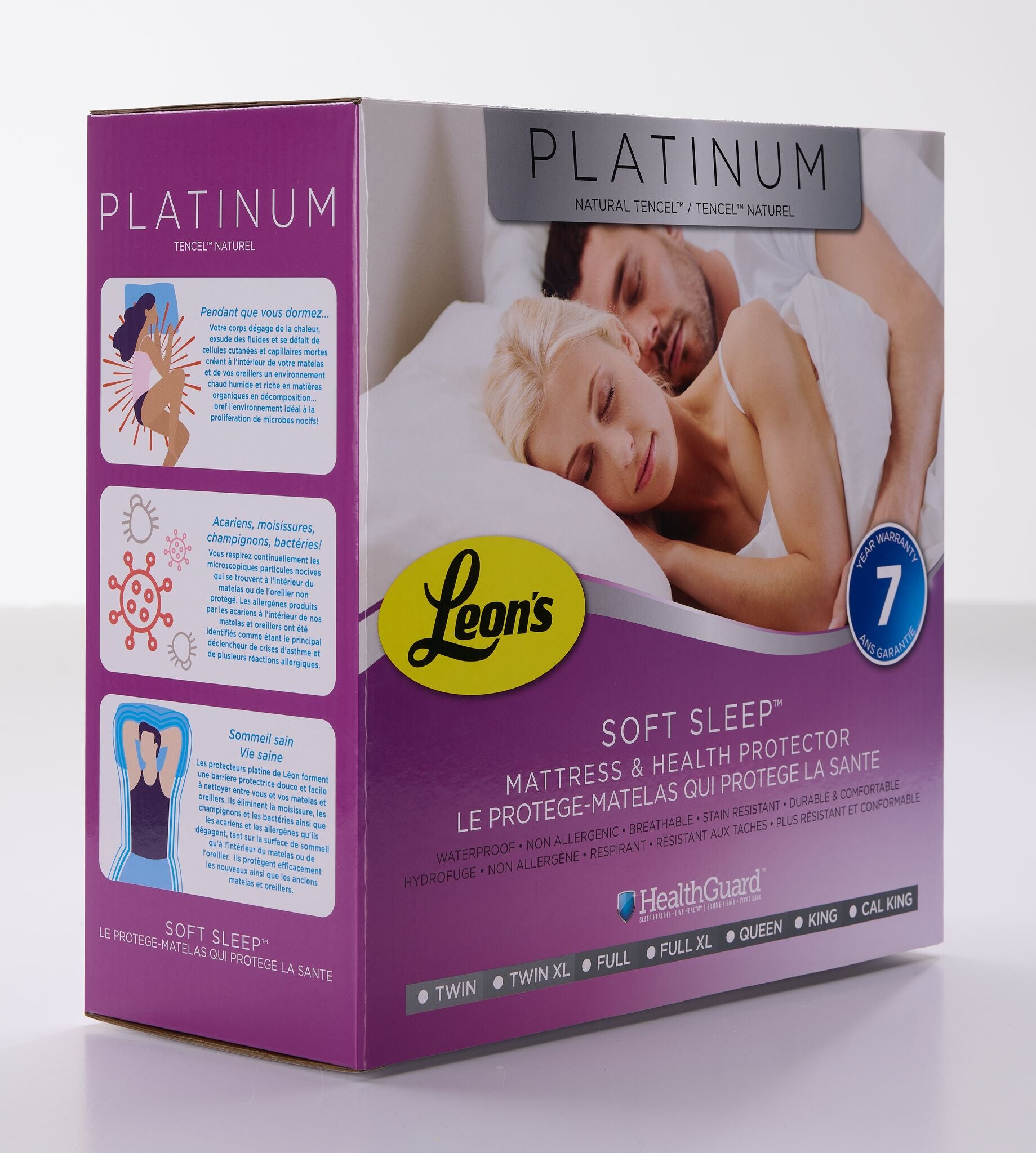 Platinum Queen Health Guard - Tencel | Leon's