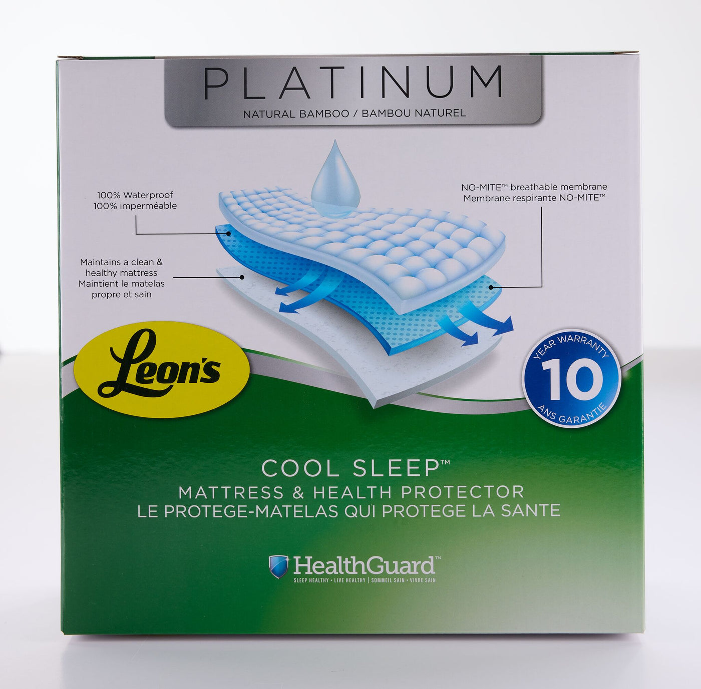 Platinum Full Mattress Health Guard & Pillow Protectors - Bamboo