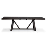 Hearst Extendable Trestle Dining Table - Dark Oak
