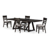 Hearst 5-Piece Extendable Trestle Dining Set - Dark Oak