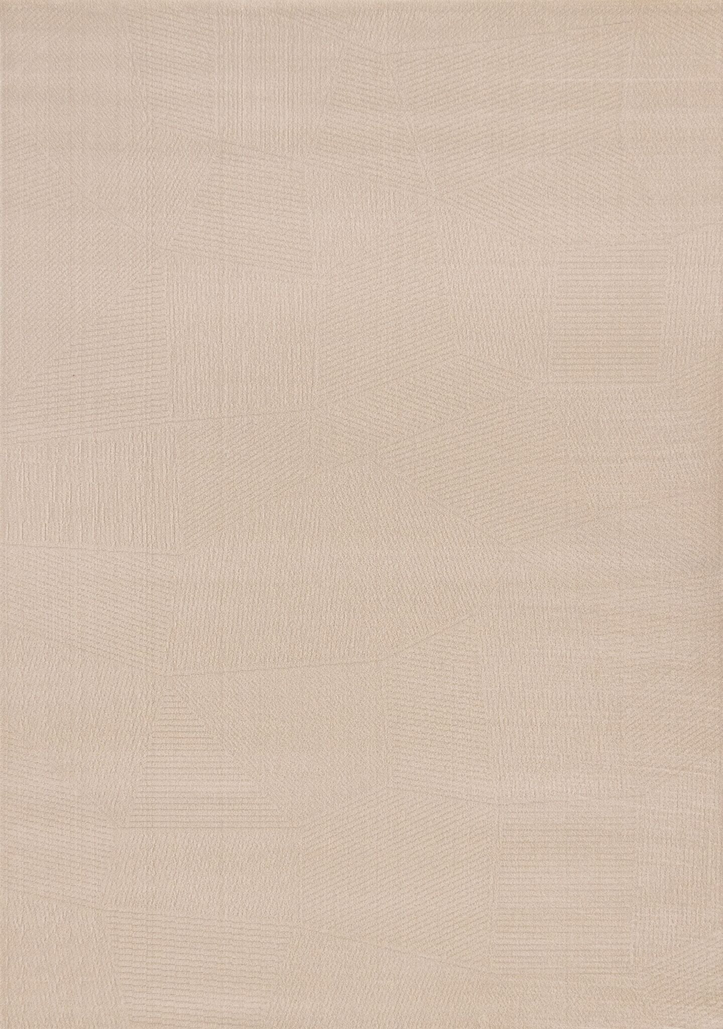 Himalaya 7'10" x 10'10" Striped Geometic Shape Area Rug - Taupe