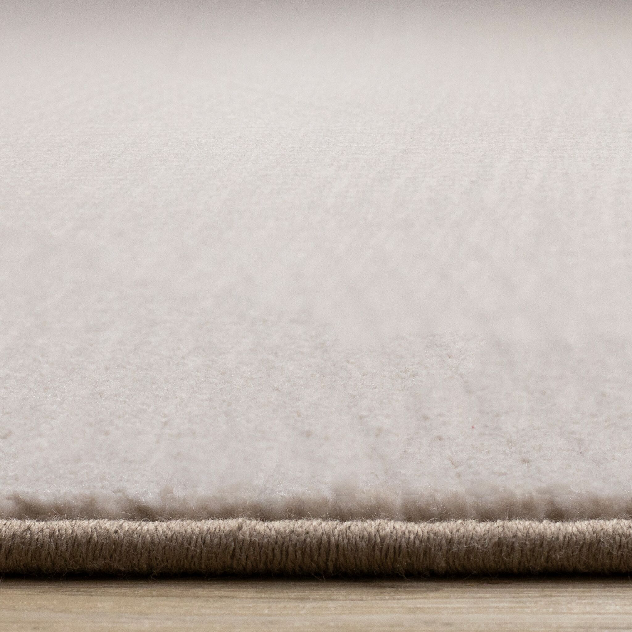 Himalaya 6'7" x 9'6" Striped Geometic Shape Area Rug - Taupe