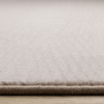 Himalaya 7'10" x 10'10" Striped Geometic Shape Area Rug - Taupe