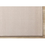 Himalaya 6'7" x 9'6" Striped Geometic Shape Area Rug - Taupe