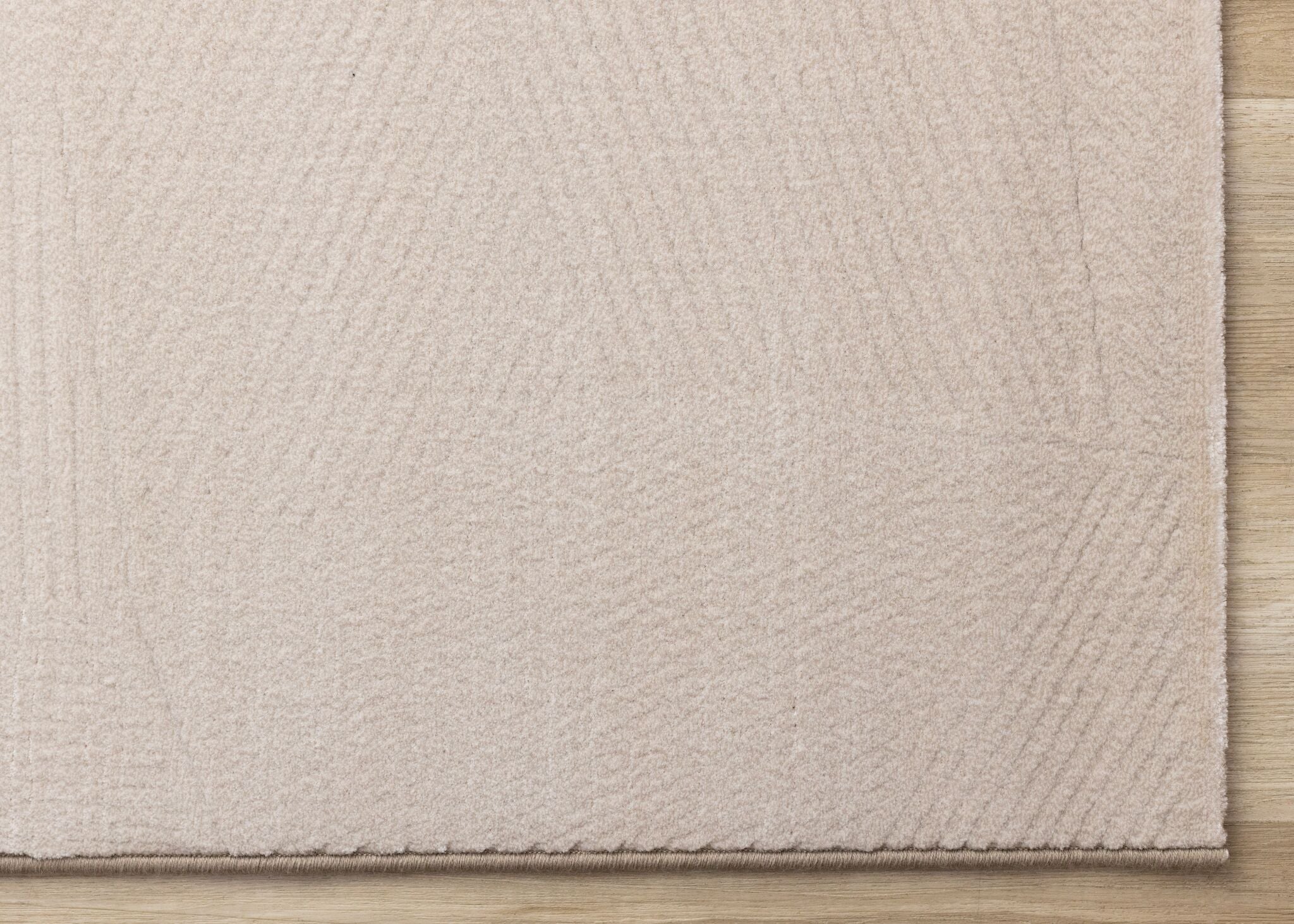 Himalaya 5'3" x 7'7" Striped Geometic Shape Area Rug - Taupe