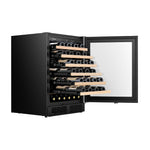 Hisense Stainless Steel Smart 54-Bottle Single Zone Wine Cooler (5.4 cu.ft) - HWS054N6SS