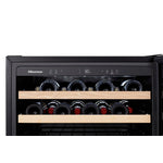 Hisense Stainless Steel Smart 54-Bottle Single Zone Wine Cooler (5.4 cu.ft) - HWS054N6SS