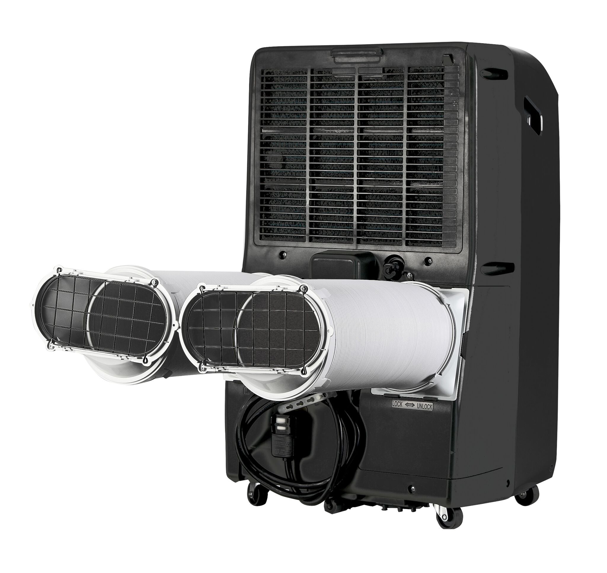 Hisense Black 10,000 BTU (SACC) Smart Dual Hose Portable Air Conditioner with Heat Pump - AP1022HW1GD