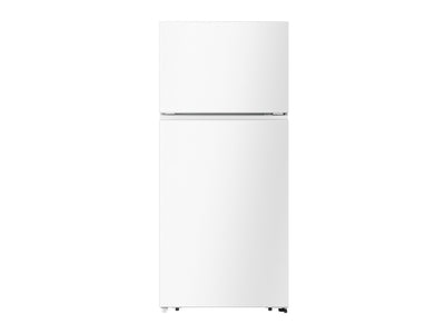 Hisense 30" 18 cu.ft. White Top Mount Refrigerator - RT18A2FWD