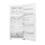 Hisense 30" 18 cu.ft. White Top Mount Refrigerator - RT18A2FWD