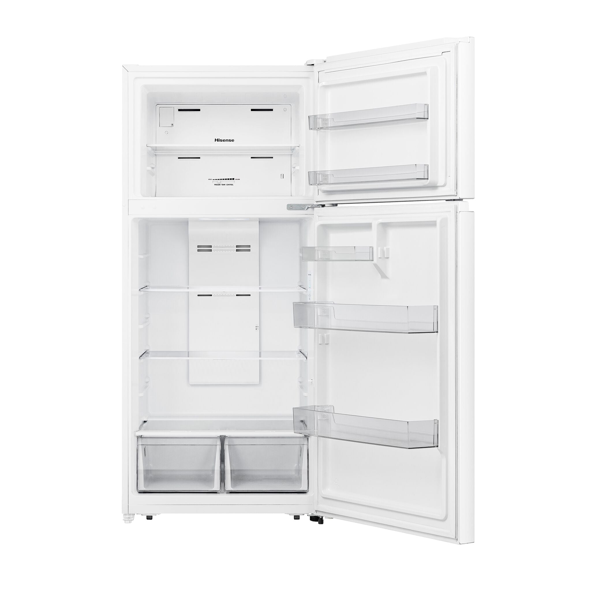 Hisense 30" 18 cu.ft. White Top Mount Refrigerator - RT18A2FWD