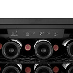 Hisense Fingerprint Resistant Stainless Steel Single Zone Wine Cooler and Beverage Center Hybrid (54 Bottle Wine/164 Can Beverage)(5.4 cu.ft.) - HWS054B1ASD