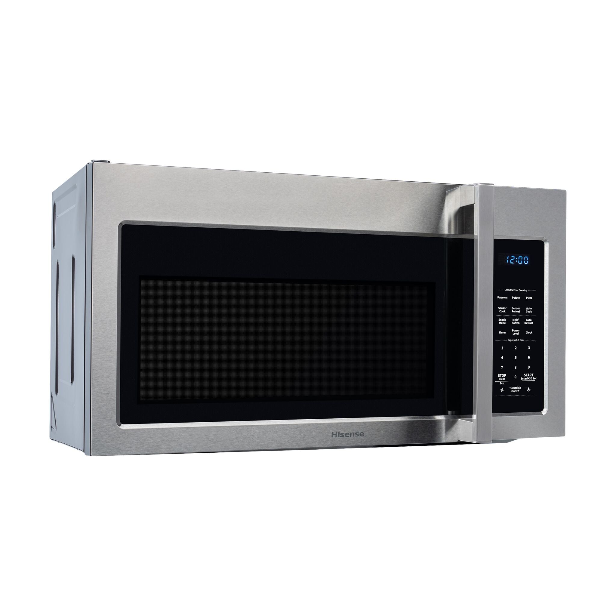 Hisense Fingerprint Resistant Stainless Steel Over-the-Range Microwave with Sensor Cooking (1.7 cu. ft) - HMVZ173SS