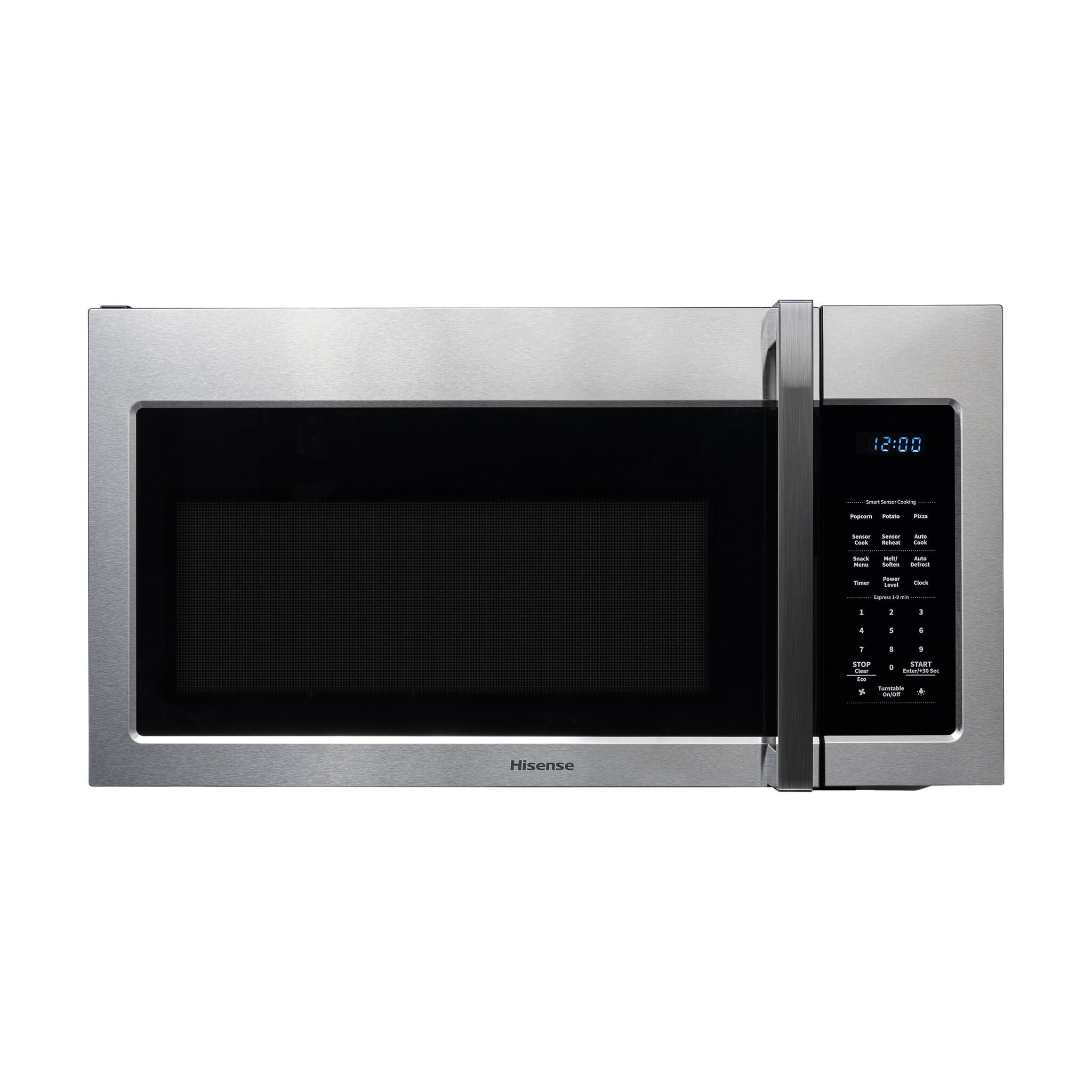 Hisense Fingerprint Resistant Stainless Steel Over-the-Range Microwave with Sensor Cooking (1.7 cu. ft) - HMVZ173SS