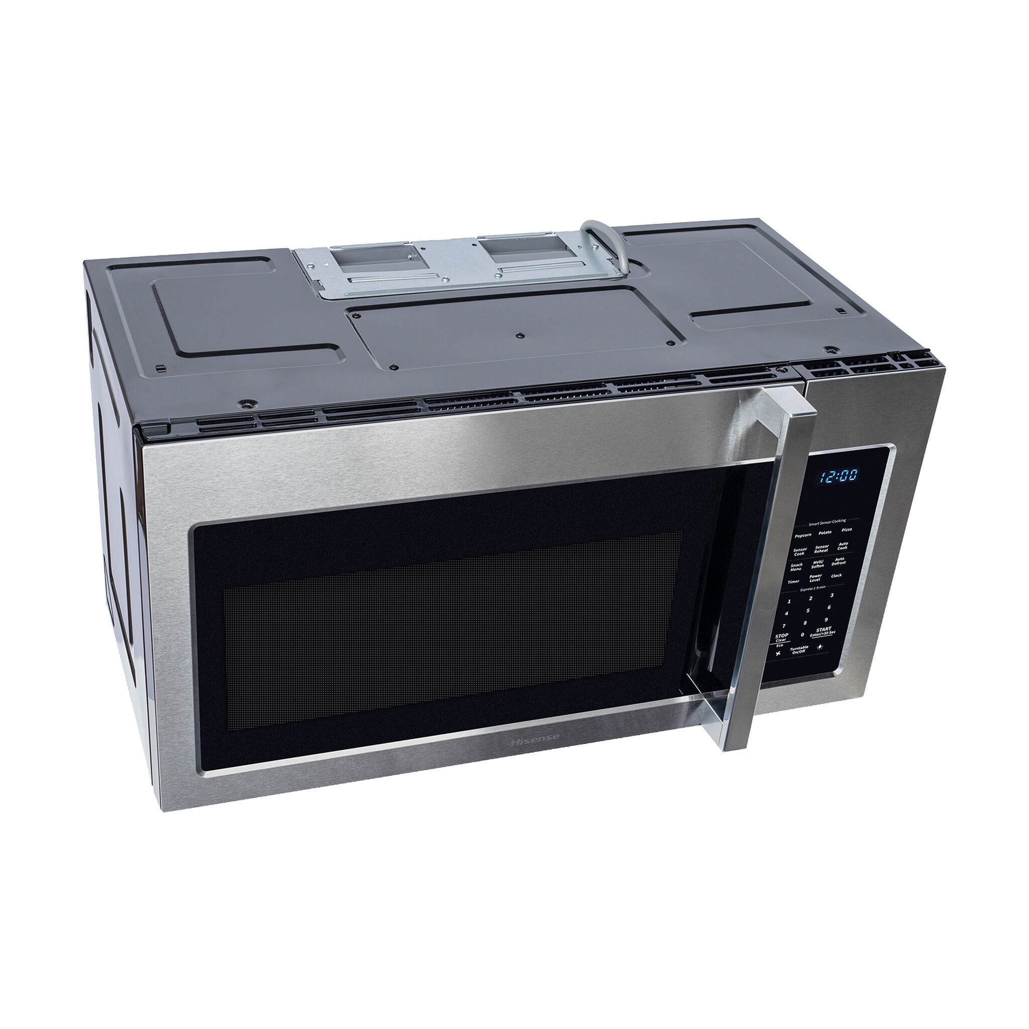 Hisense Fingerprint Resistant Stainless Steel Over-the-Range Microwave with Sensor Cooking (1.7 cu. ft) - HMVZ173SS