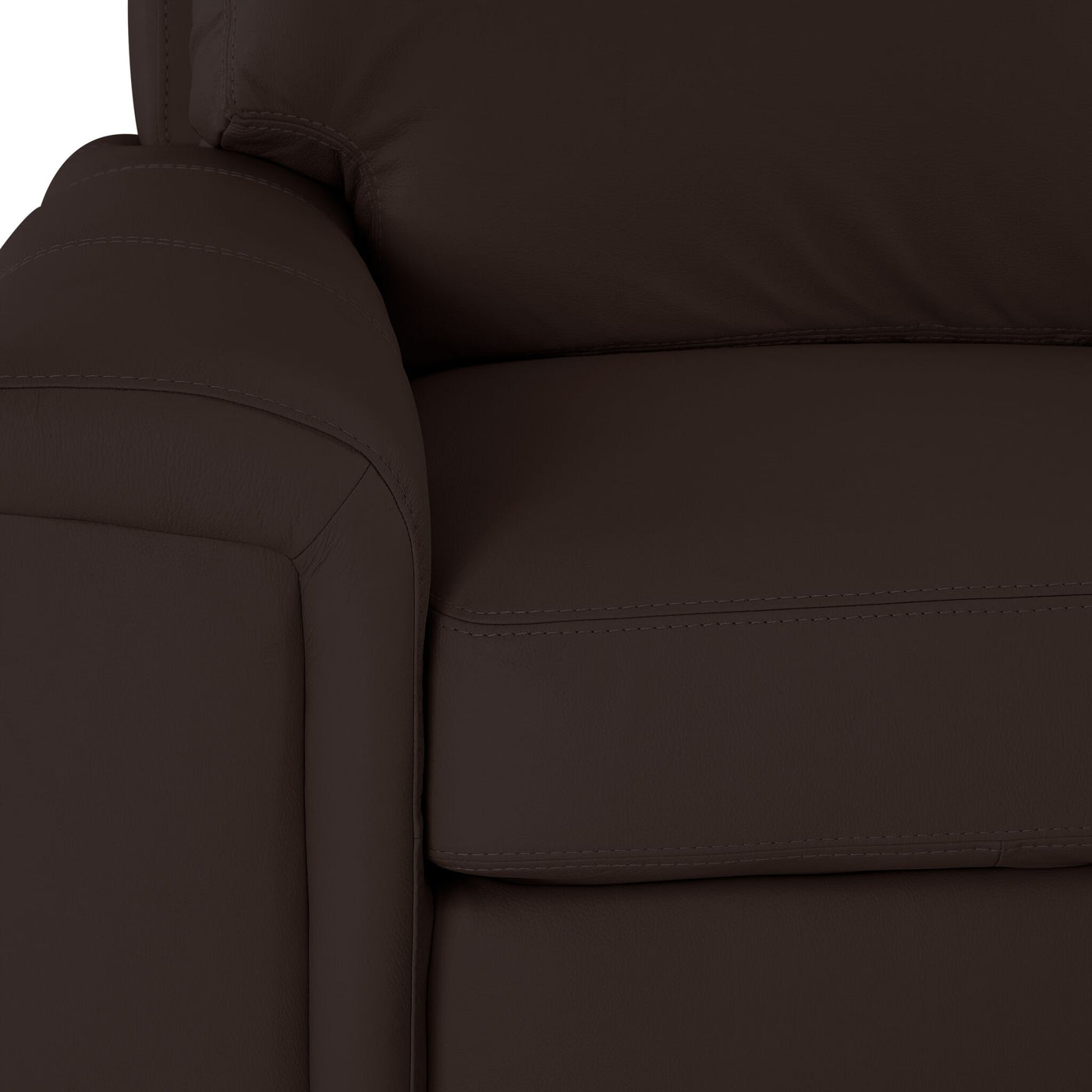 Icon Leather 2-Piece Sectional with Left Facing Chaise - Mocha