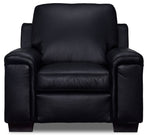 Icon Leather Chair - Black