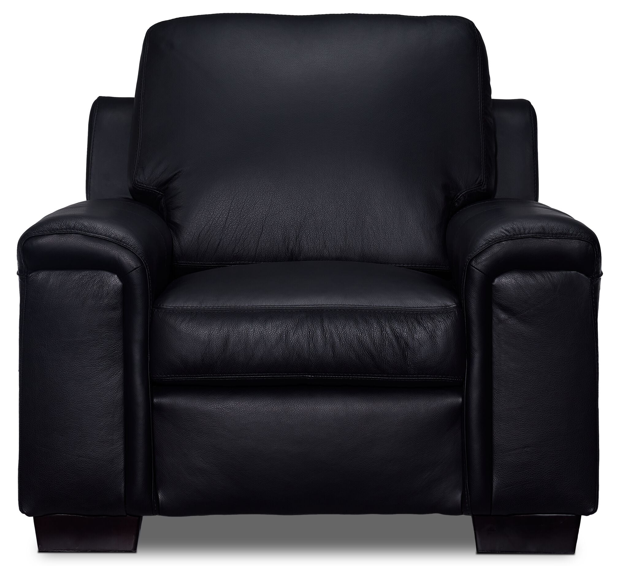 Icon Leather Chair - Black