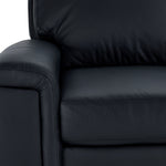 Icon Leather Sofa Chaise - Black