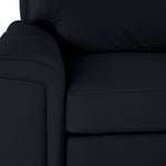 Icon Leather 2-Piece Sectional with Left Facing Chaise - Black