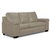 Icon Leather Sofa - Cloud Grey