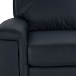 Icon Leather Sofa Chaise - Navy