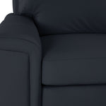 Icon Leather 2-Piece Sectional with Right Facing Chaise - Navy