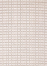 Woven Balance 6'7" x 9'6" Intricate Grid Design Area Rug - White, Taupe