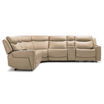 Jackson Leather 6-Piece Power Reclining Sectional with Heat and Massage - Pristine