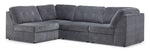 Jayce 4-Piece Modular Sectional - Grey