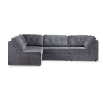Jayce 4-Piece Modular Sectional - Grey