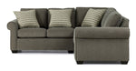 Jayden 2-Piece Sectional with Left-Facing Loveseat - Patina Dark Grey