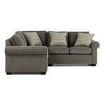 Jayden 2-Piece Sectional with Right-Facing Loveseat - Patina Dark Grey