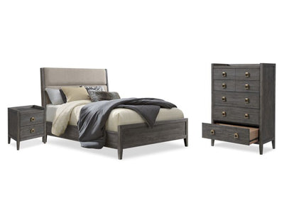 Jeremy 5-Piece King Bedroom Package - Brown