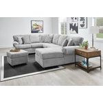 Jupiter 4-Piece Sectional with Right-Facing Chaise - Ash Grey
