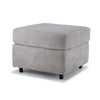Jupiter Ottoman - Ash Grey