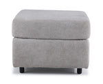 Jupiter Ottoman - Ash Grey