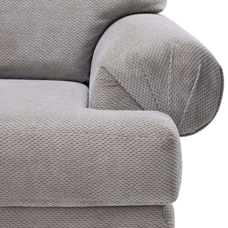 Jupiter 2-Piece Sectional with Right-Facing Chaise - Ash Grey