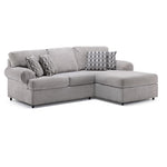 Jupiter 2-Piece Sectional with Right-Facing Chaise - Ash Grey