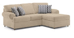 Jupiter 2-Piece Sectional with Right-Facing Chaise - Flax