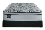 Sealy Posturepedic® Palatial Crest® Tenley II Medium Eurotop Twin Mattress and Boxspring Set