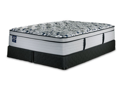 Sealy Posturepedic® Palatial Crest® Tenley II Medium Eurotop King Mattress and Split Boxspring Set