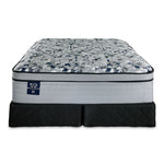Sealy Posturepedic® Palatial Crest® Tenley II Medium Eurotop Queen Mattress and Split Boxspring Set